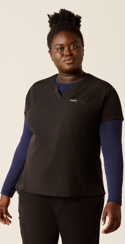 Eliza Fashion Scrub Top Front Plus